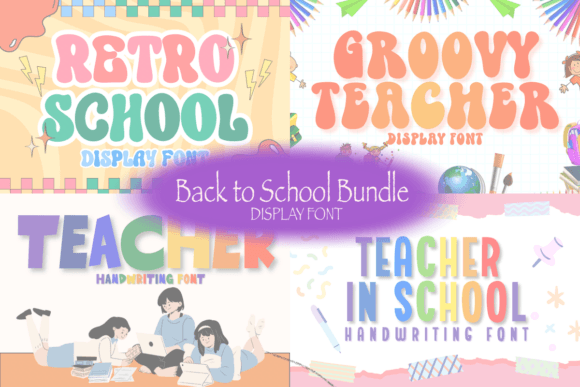 Back to School Bundle: A Handwritten Font for Warm, Trustworthy Branding