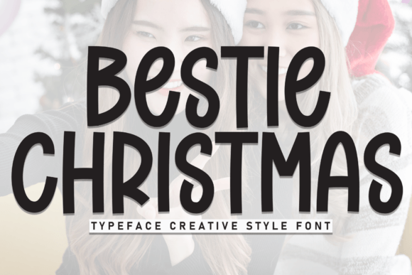 Bestie Christmas Font: Warm, Handmade Charm for Your Brand