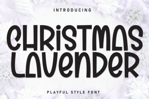 Christmas Lavender: A Playful Display Font for Warm, Memorable Branding