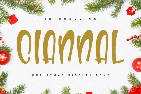 Ciannal: A Handwritten Display Font That Makes Your Campaign Stand Out
