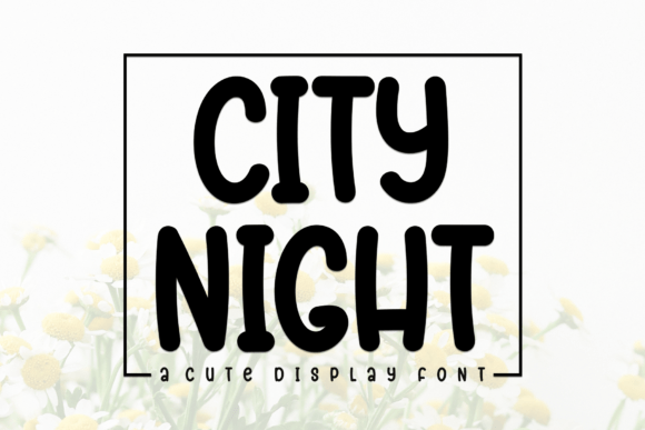 City Night: A Handwritten Display Font That Feels Like a Late-Night Sketch