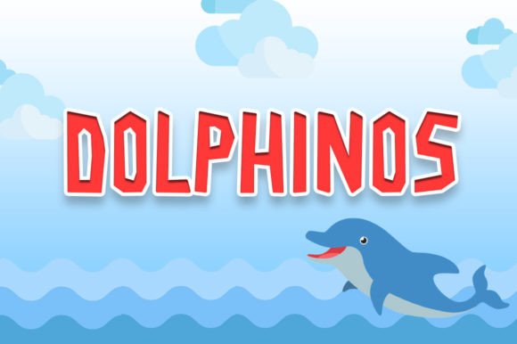 Dolphinos: A Playful Display Font for Scroll-Stopping Campaigns