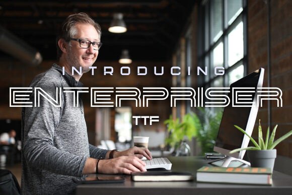 Enterpriser: A Stylish Display Font for Small Business Branding