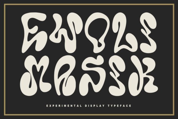Ewoli Masik: A Playful Display Typeface for Bold Digital Headlines