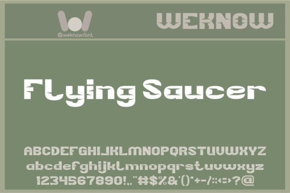 Flying Saucer: A Display Font That Lands With Impact