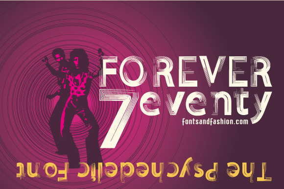 Forever 7eventy: A Warm, Retro Display Font for Handmade Brands