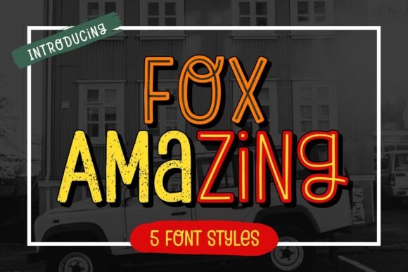 Fox Amazing: A Playful Display Font That Lifts Digital Branding