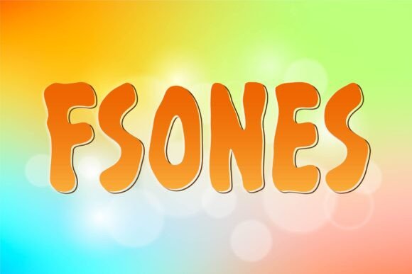 Fsones: A Playful Gothic Display Font for Digital Branding