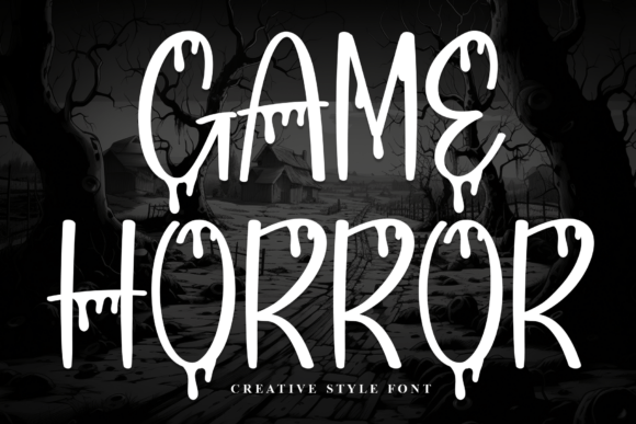 Game Horror: A Playful Handwritten Display Font for Warm Campaigns