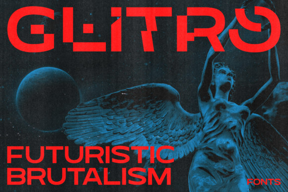 Glitro: A Glitchy Display Font That Actually Works in Branding