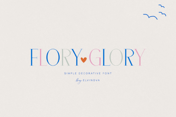 Glory Flory: A Delicate Serif for Thoughtful Editorial Moments