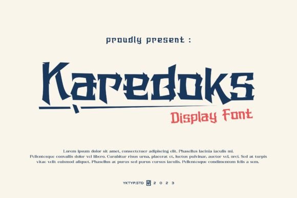Karedoks: A Display Font That Speaks With Quiet Confidence