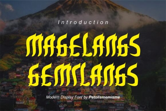 Magelang Gemilang: A Display Font That Breathes Life Into Editorial Moments