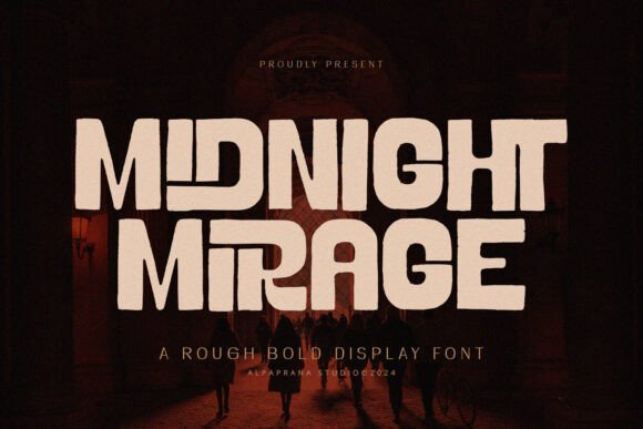 Midnight Mirage: A Display Font for Bold Digital Identity