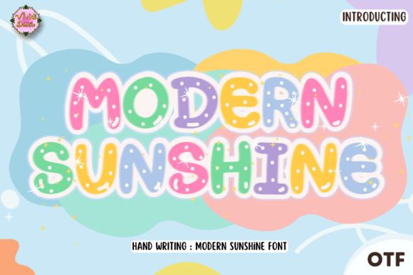Modern Sunshine: A Festive Display Font for Scroll-Stopping Campaigns