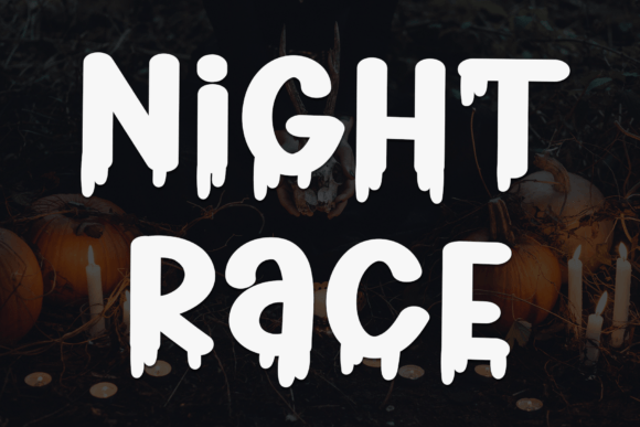 Nighty Race: A Bold, Playful Display Font That Demands Attention
