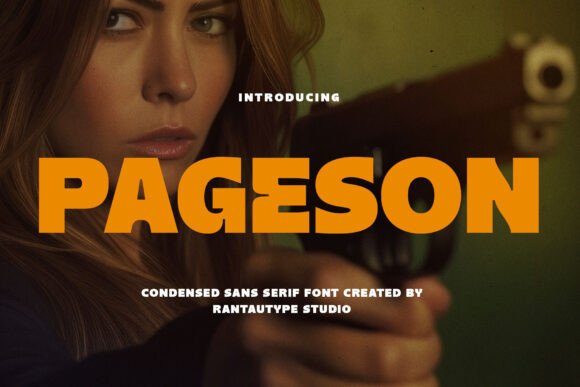 Pageson: A Bold Display Font That Commands Attention Online