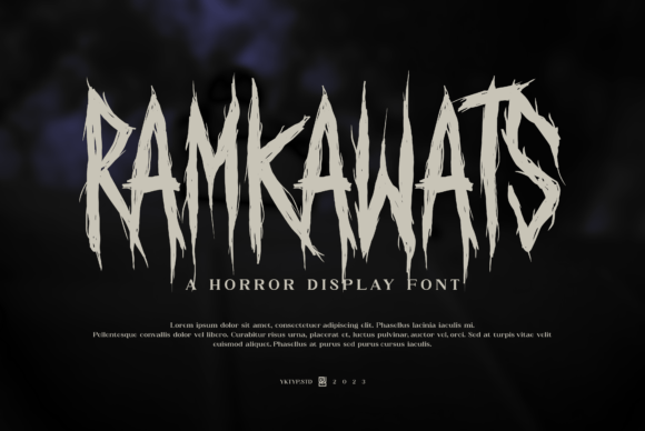 Ramkawats: A Bold Display Font That Commands Attention