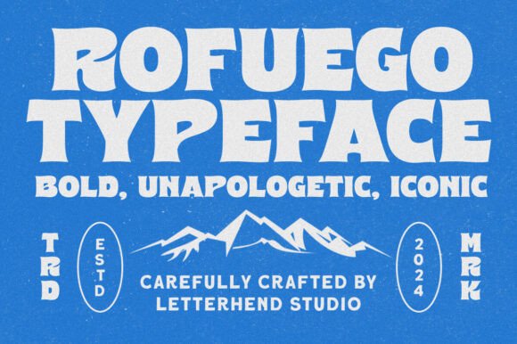 Rofuego: A Bold Display Typeface for Impactful Web Design