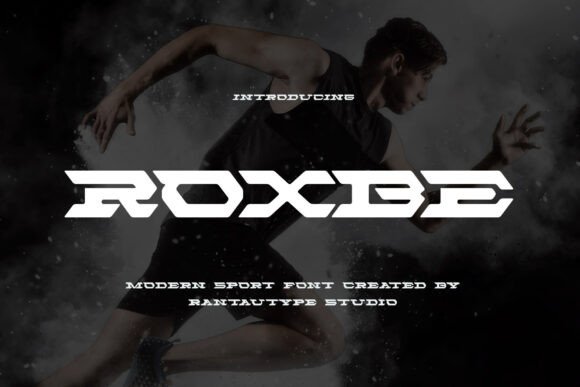 Roxbe: A Display Font That Moves With Your Content