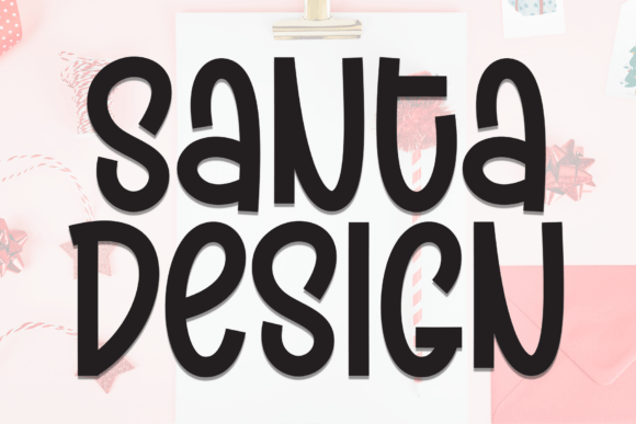 Santa Design: A Festive Handwritten Font for Crafters