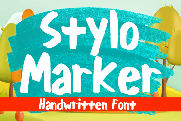 Stylo Marker: A Bold Hand-Lettered Display Font for Digital Impact