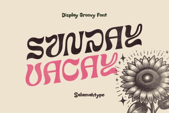 Sunday Vacay: A Playful Display Font for Lively Brand Identities