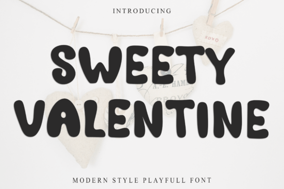 Sweety Valentine Font: Playful, Romantic & Perfect for Handmade Labels & Cards