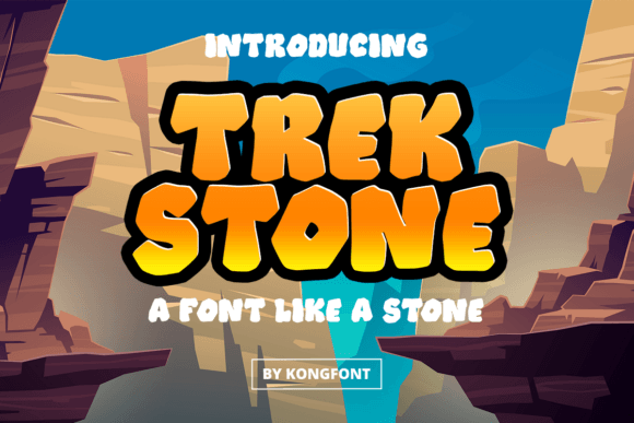 Trekstone: A Playful Display Font That Makes Kids’ Brands Shine
