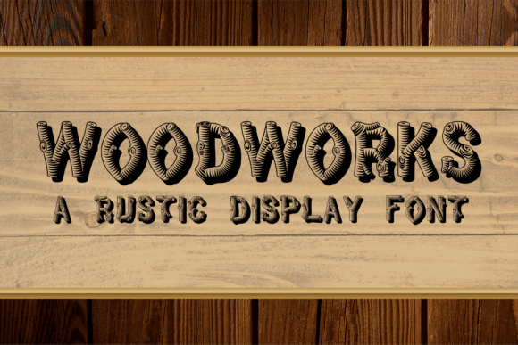 WoodWorks: A Display Font That Adds Warmth to Your Brand